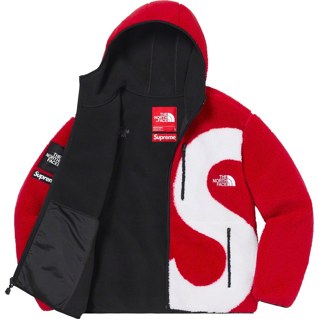 Supreme®/The North Face® S Logo Hooded Fleece Jacket view 2